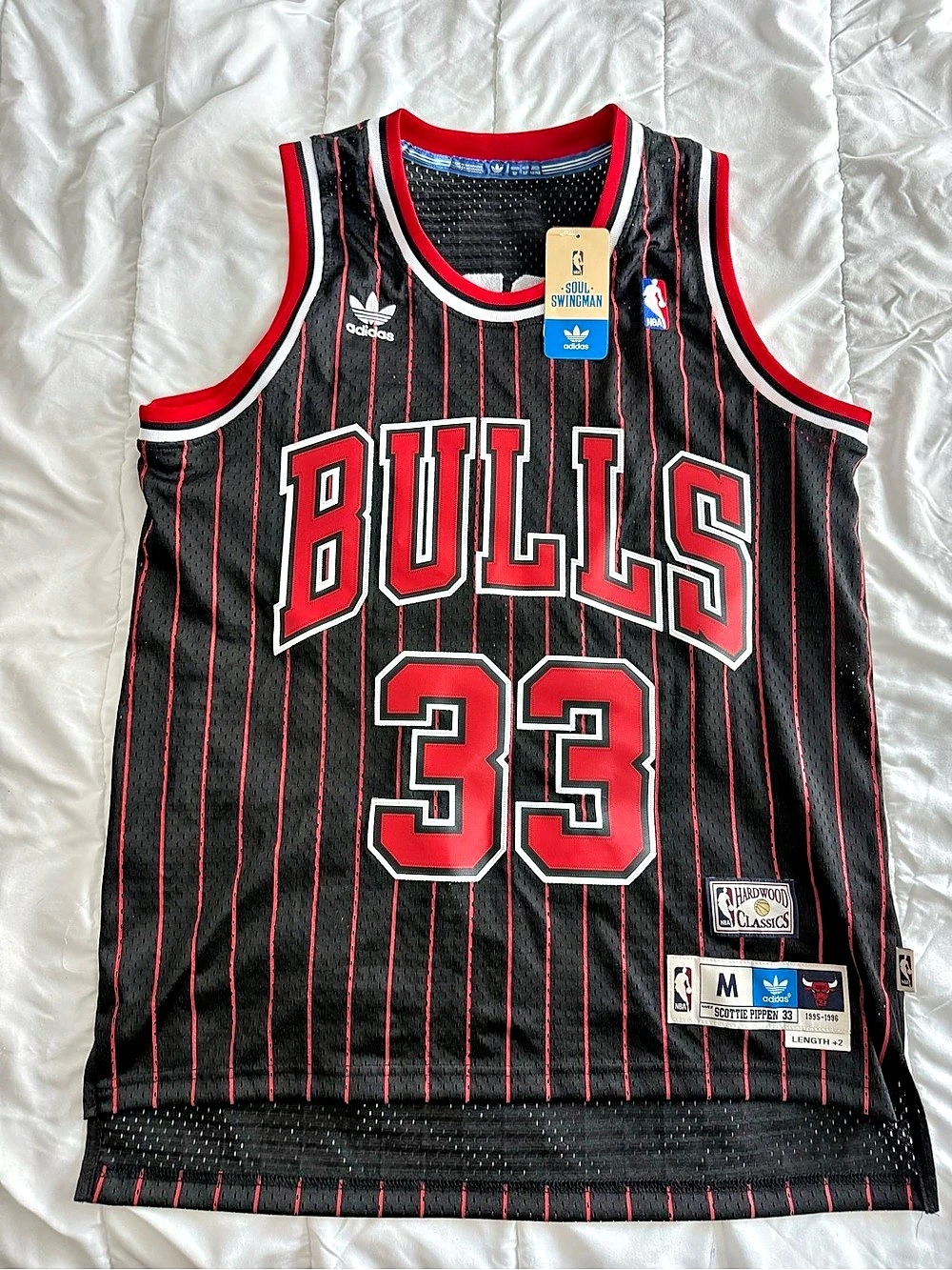 adidas Chicago Bulls Scottie Pippen 1995-1996 Hardwood Classics Soul Swingman